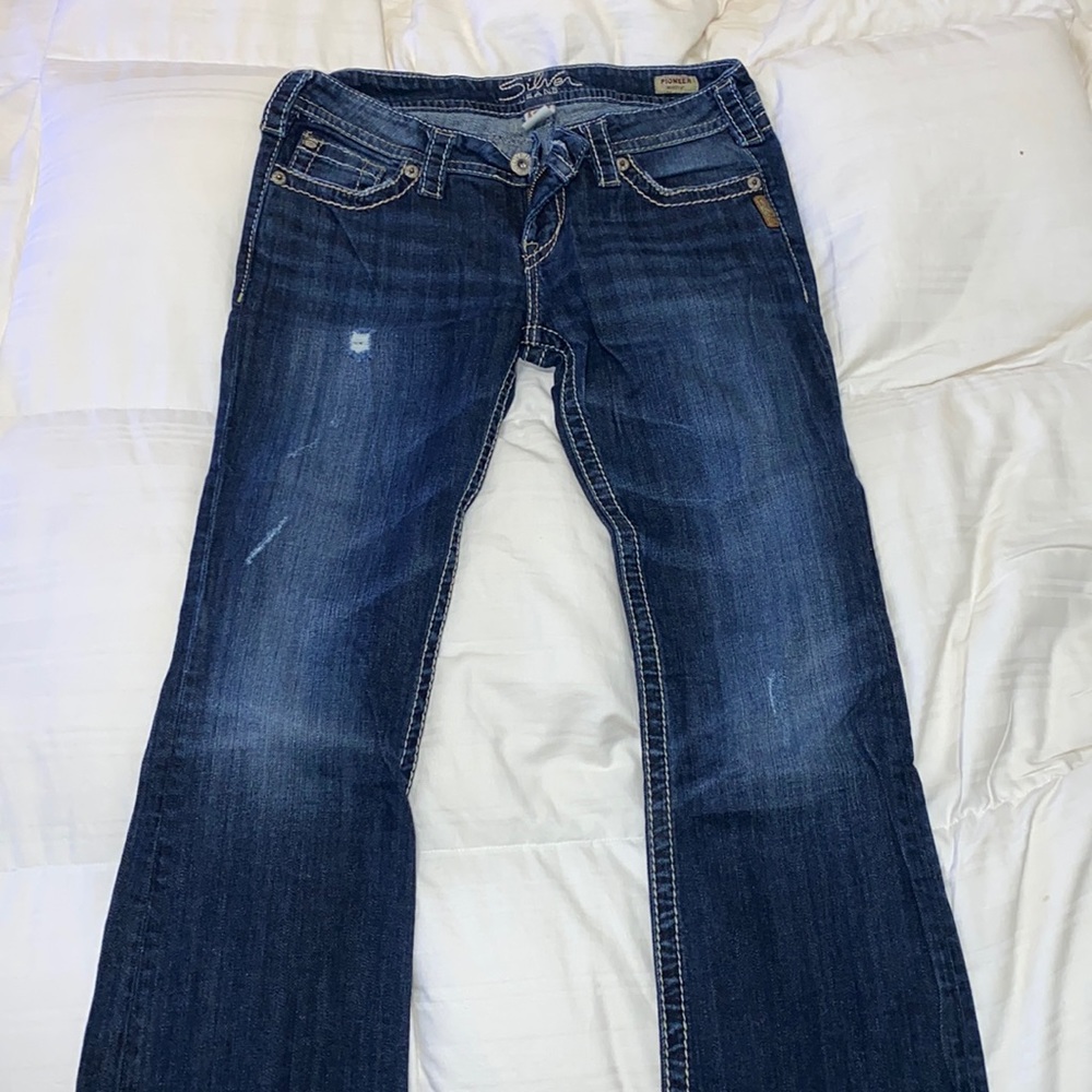 Silver Pioneer Jeans